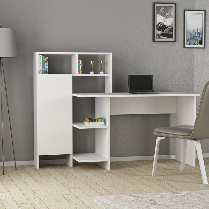 Hanah Home Mesa de Estudio Bugra Blanco